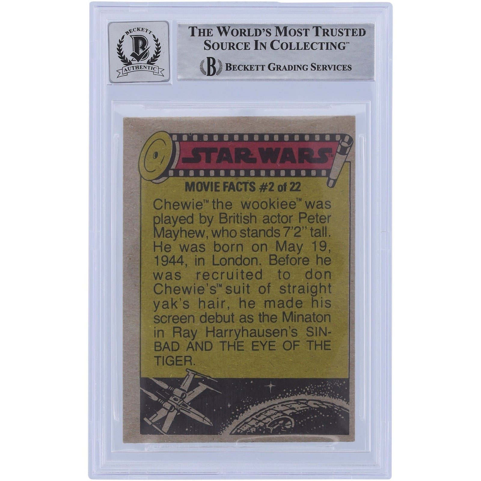 Stuart Freeborn Autographed 1977 Topps Star Wars 293 BGS Authenticated 10 Card - The Ballers Bank