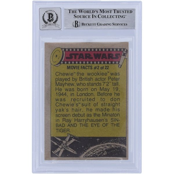 Stuart Freeborn Autographed 1977 Topps Star Wars 293 BGS Authenticated 10 Card - The Ballers Bank