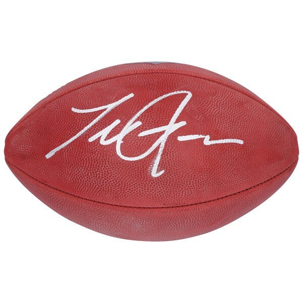Terrell Suggs Baltimore Ravens Autographed Fanatics Authentic Wilson Duke Full Color Football - The Ballers Bank