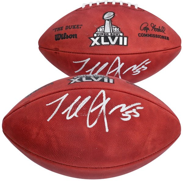Terrell Suggs Baltimore Ravens Fanatics Authentic Autographed Super Bowl XLVII Pro Football - The Ballers Bank