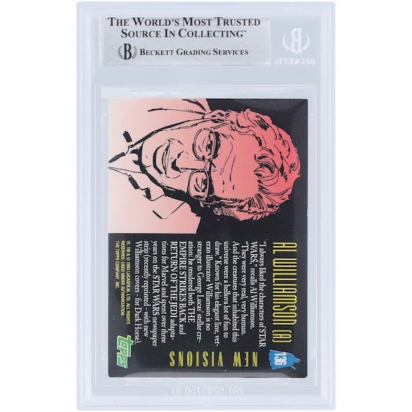 Terry McGovern Star Wars Autographed 1993 - 95 Topps Galaxy 136 BAS Authenticated Card - The Ballers Bank