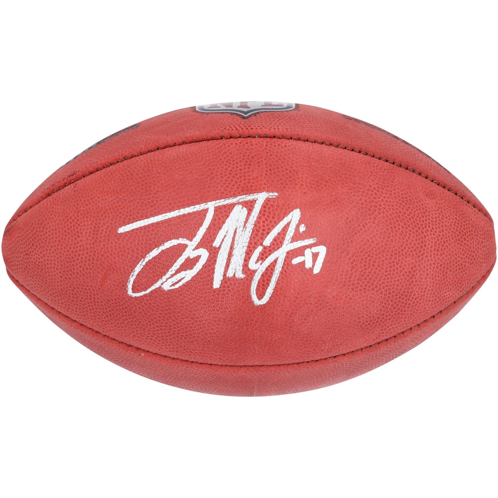 Terry McLaurin Washington Commanders Autographed Fanatics Authentic Wilson Duke Full Color Football - The Ballers Bank