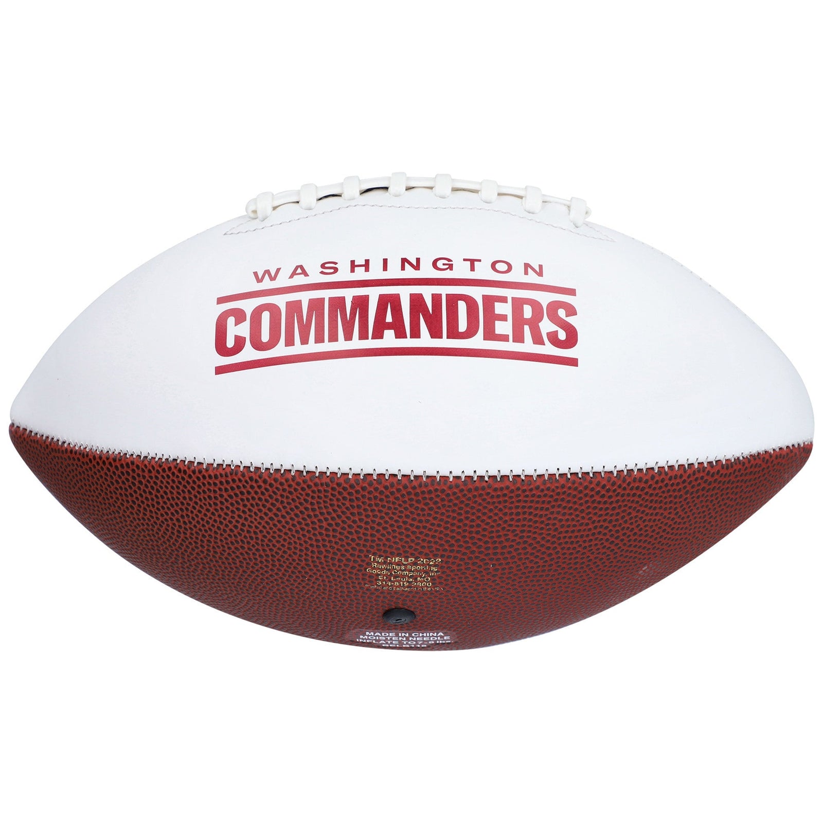 Terry McLaurin Washington Commanders Fanatics Authentic Autographed White Panel Football - The Ballers Bank