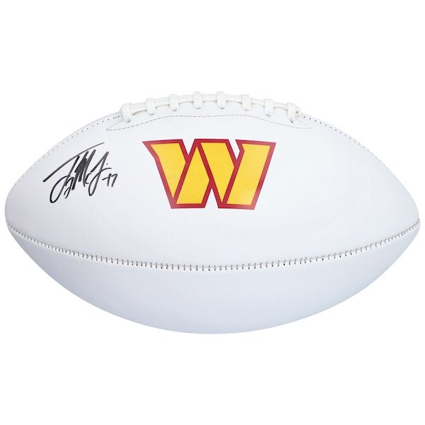 Terry McLaurin Washington Commanders Fanatics Authentic Autographed White Panel Football - The Ballers Bank