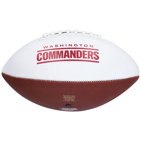 Terry McLaurin Washington Commanders Fanatics Authentic Autographed White Panel Football - The Ballers Bank