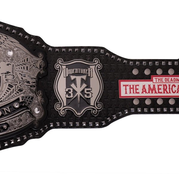 The Undertaker 35 Years American Badass Signature Series Championship Title Belt - The Ballers Bank