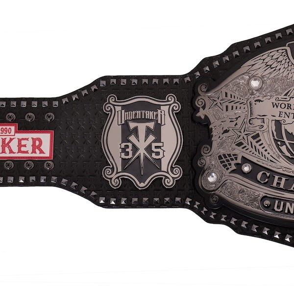 The Undertaker 35 Years American Badass Signature Series Championship Title Belt - The Ballers Bank