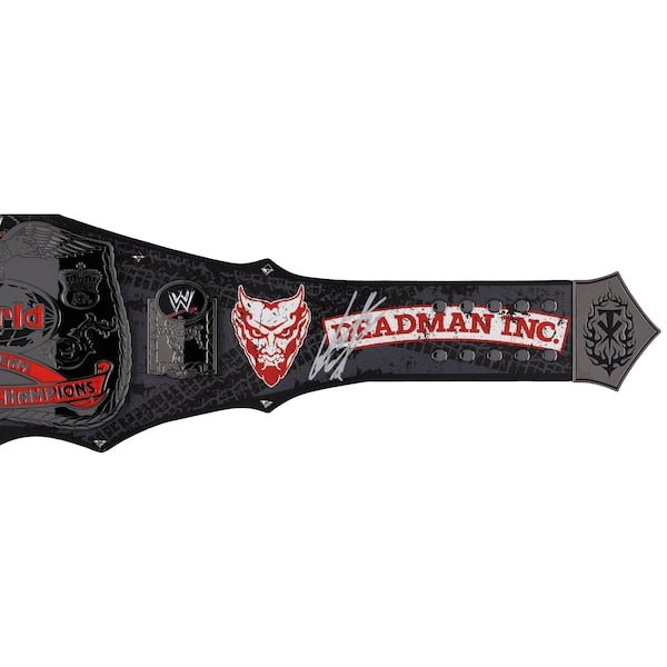 The Undertaker and Kane WWE Autographed Fanatics Authentic Brothers of Destruction Replica Title Belt - The Ballers Bank