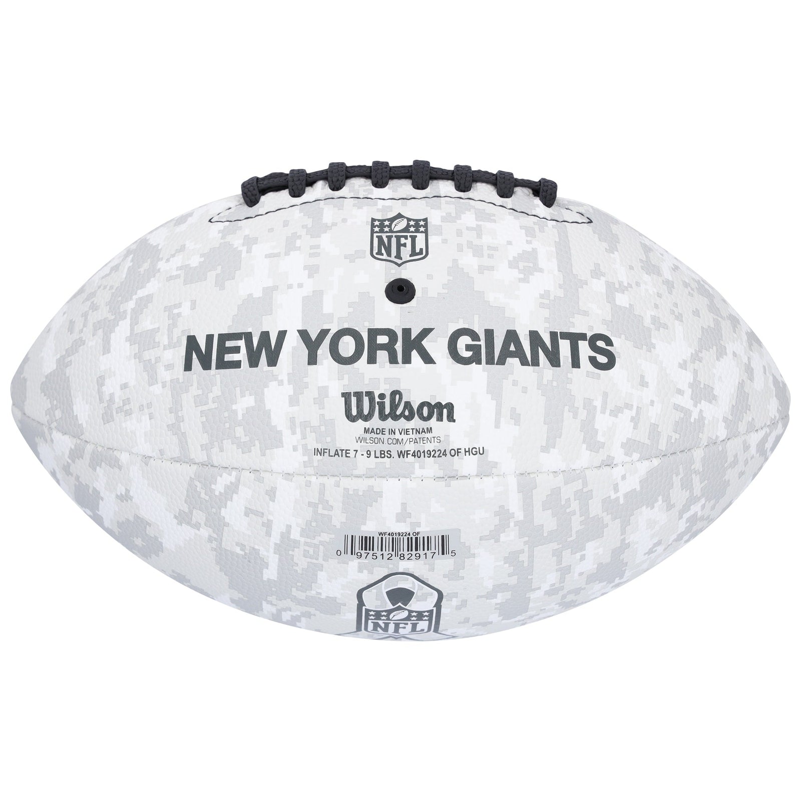 Theo Johnson New York Giants Autographed Fanatics Authentic Wilson 2024 Salute To Service Football - The Ballers Bank