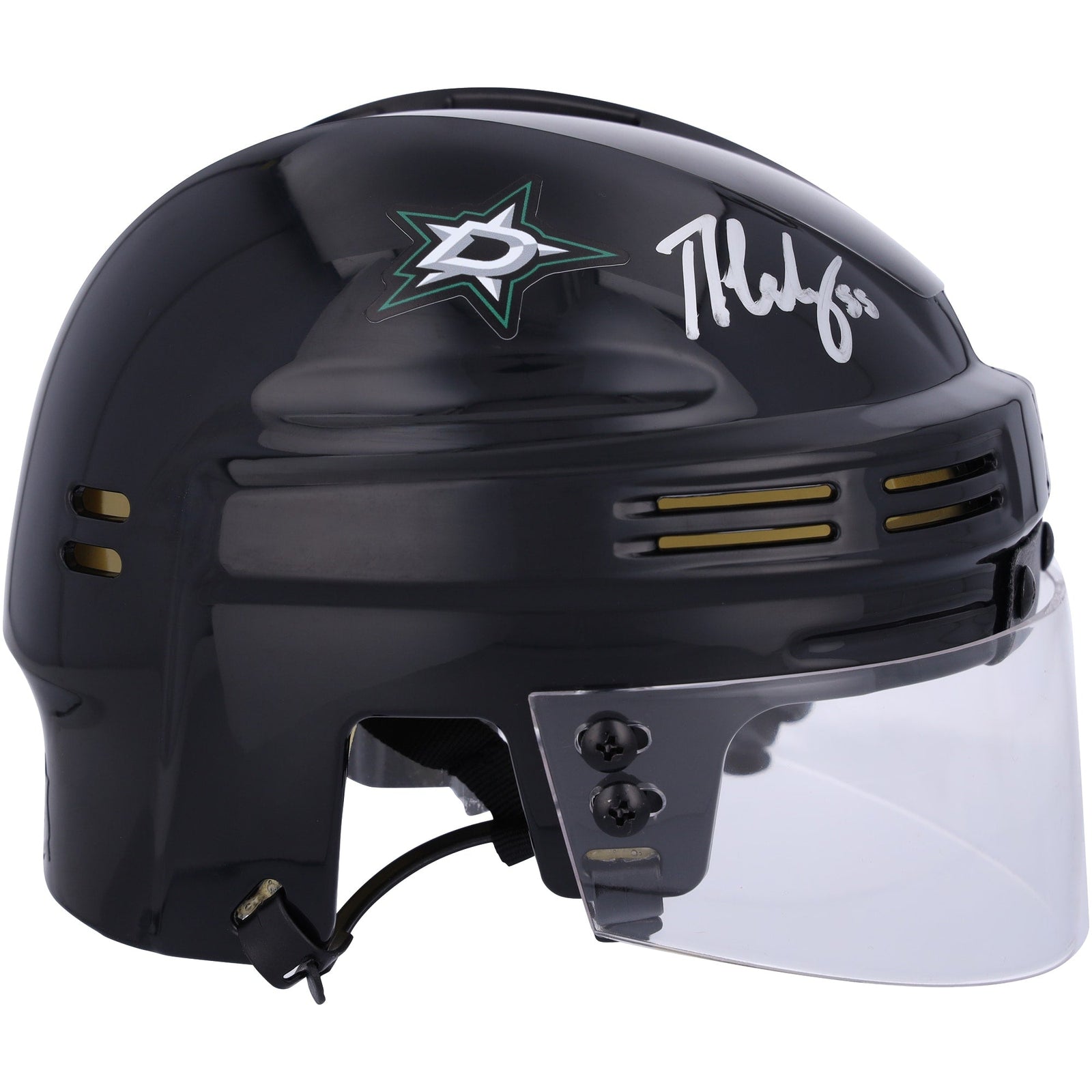 Thomas Harley Dallas Stars Autographed Fanatics Authentic Black Mini Helmet - The Ballers Bank
