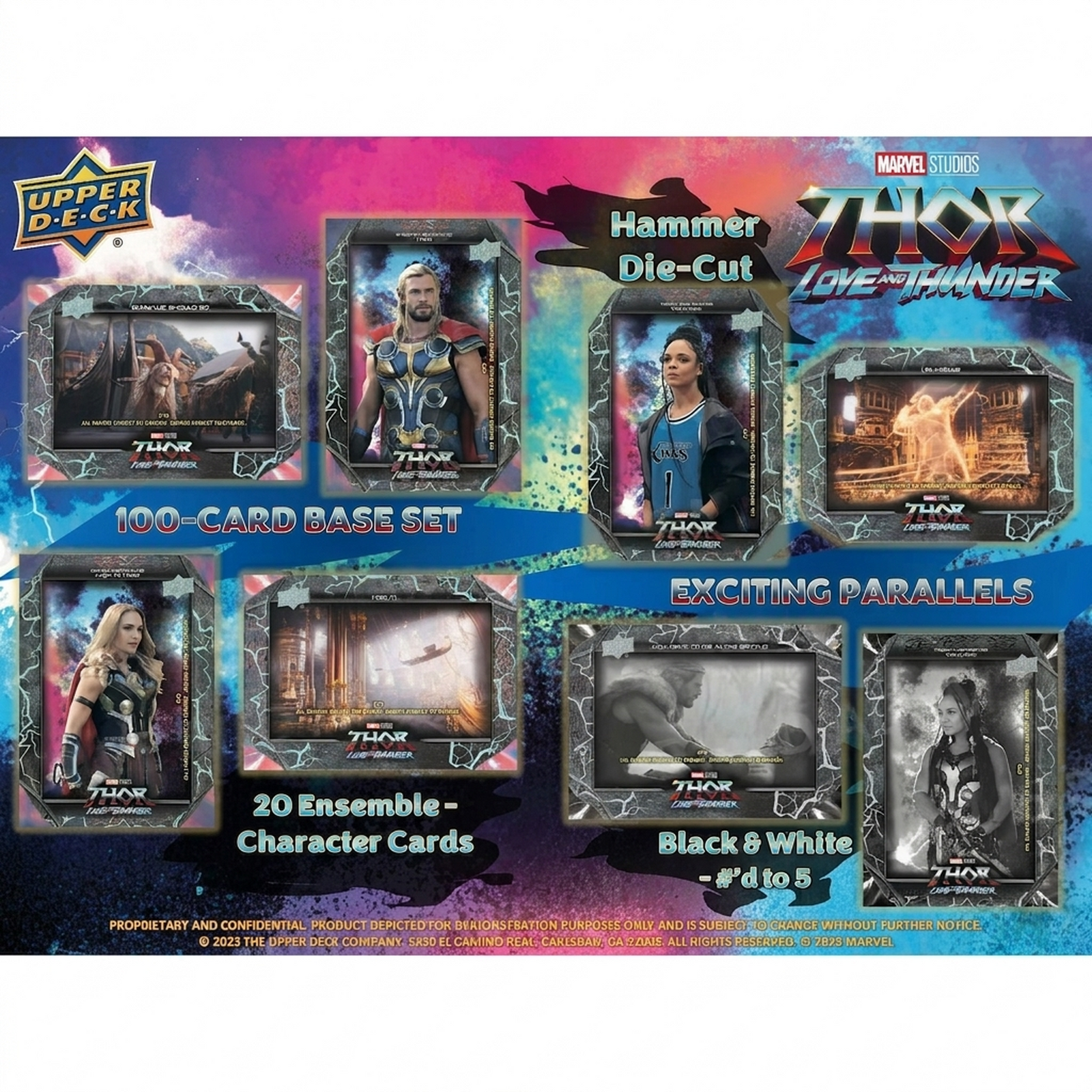 2024 Upper Deck Marvel Studios Thor Love and Thunder Trading Cards Hobby Box (Ships Sealed Only)