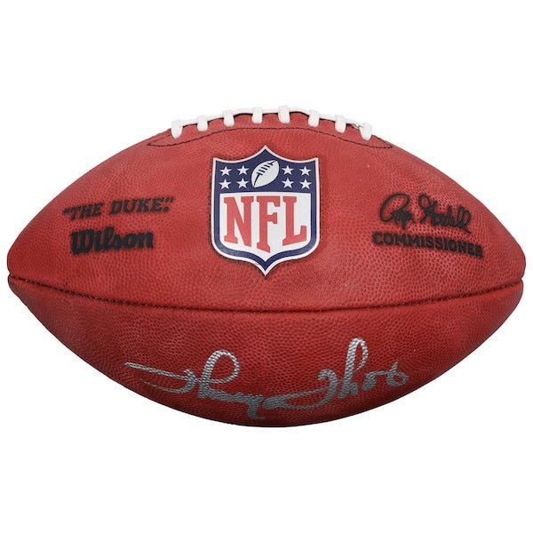 Thurman Thomas Buffalo Bills Autographed Fanatics Authentic Wilson Duke Full Color Football - The Ballers Bank