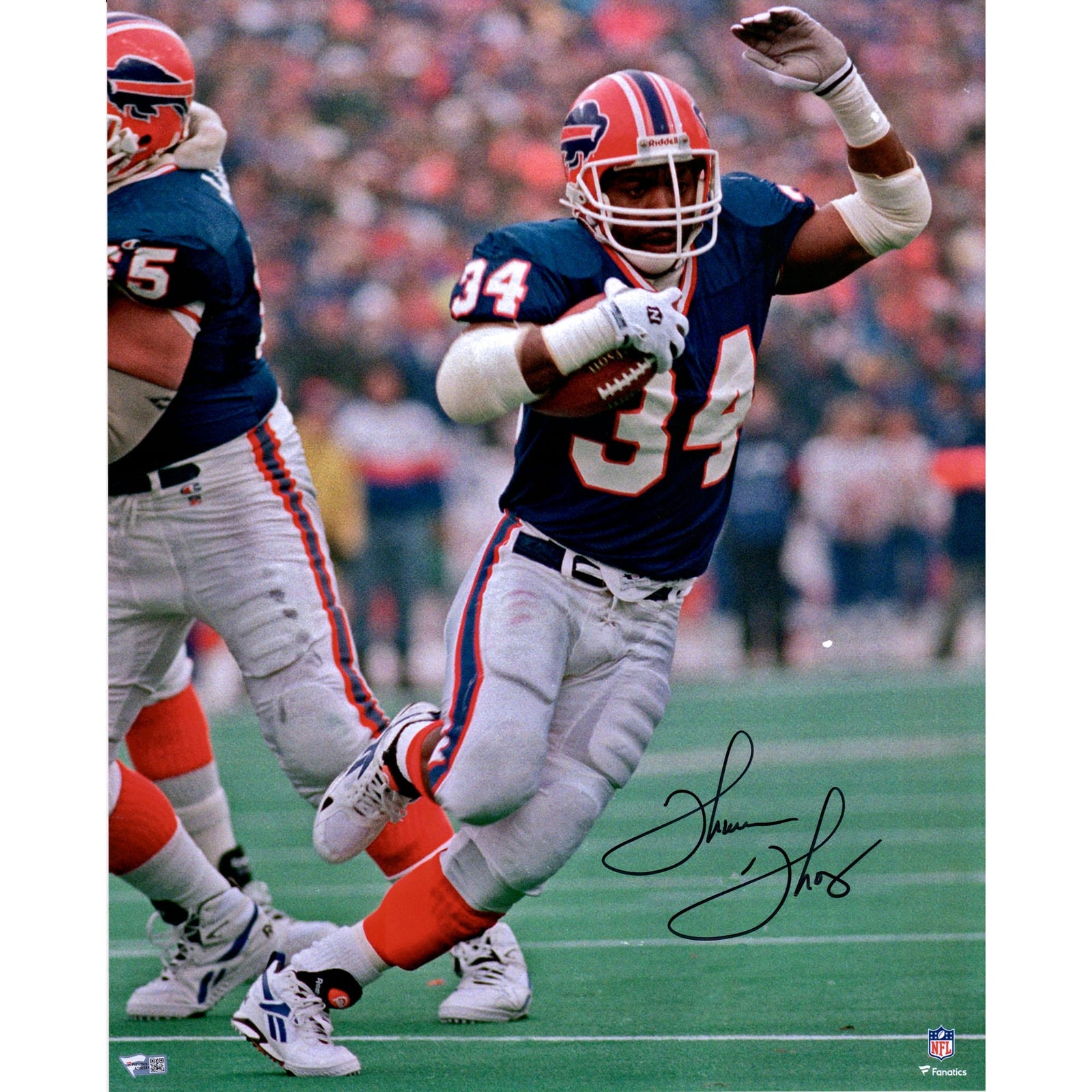 Thurman Thomas Buffalo Bills Fanatics Authentic Autographed 16" x 20" Vertical Photograph - The Ballers Bank