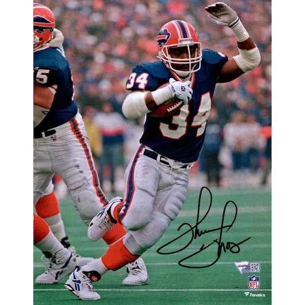 Thurman Thomas Buffalo Bills Fanatics Authentic Autographed 8" x 10" Vertical Photograph - The Ballers Bank