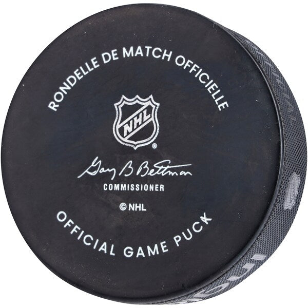 Tim Stutzle Ottawa Senators Autographed Fanatics Authentic NHL Official Game Puck - The Ballers Bank