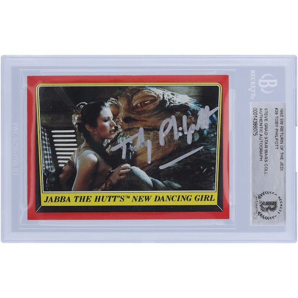 Toby Philpott Star Wars Autographed 1983 Topps Return of the Jedi 39 BGS Authenticated Card - The Ballers Bank