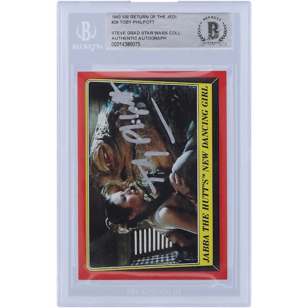 Toby Philpott Star Wars Autographed 1983 Topps Return of the Jedi 39 BGS Authenticated Card - The Ballers Bank