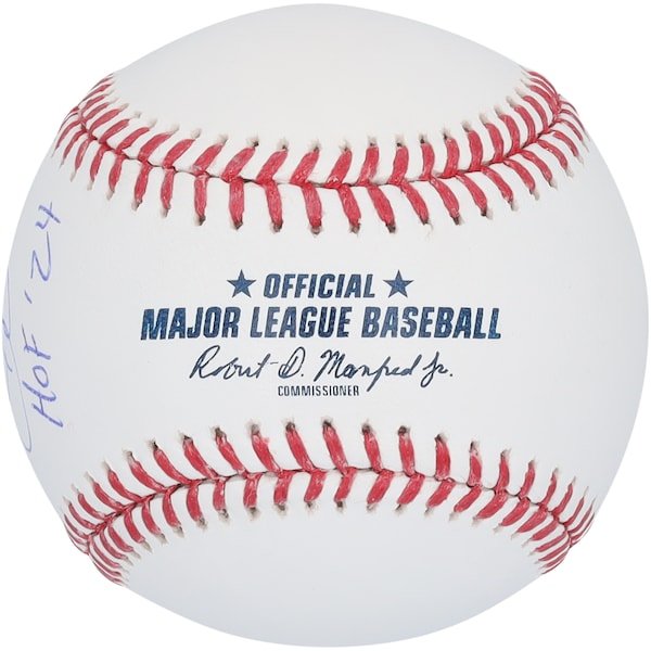 Todd Helton Colorado Rockies Autographed Fanatics Authentic Hall of Fame Logo Baseball with "HOF 2024 " Inscription - The Ballers Bank