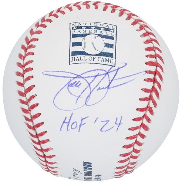 Todd Helton Colorado Rockies Autographed Fanatics Authentic Hall of Fame Logo Baseball with "HOF 2024 " Inscription - The Ballers Bank