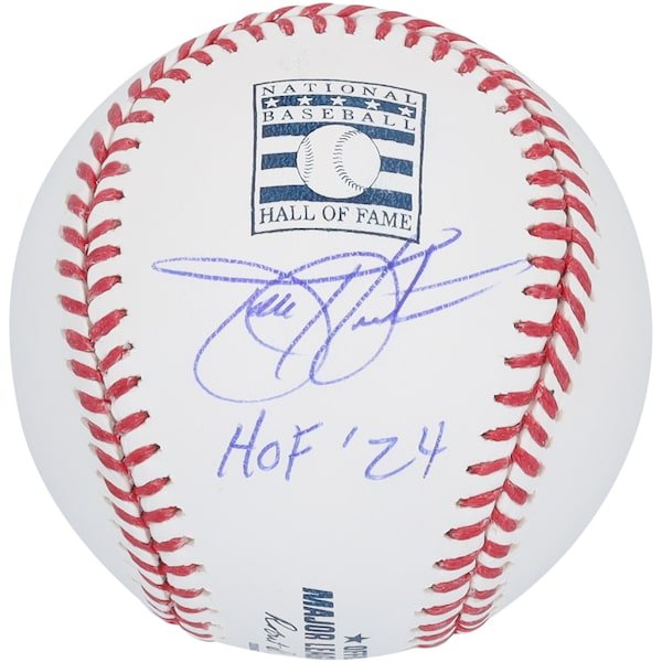 Todd Helton Colorado Rockies Autographed Fanatics Authentic Hall of Fame Logo Baseball with "HOF 2024 " Inscription - The Ballers Bank