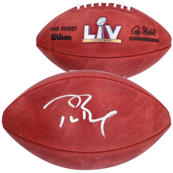 Tom Brady Tampa Bay Buccaneers Fanatics Authentic Autographed Super Bowl LV Pro Football - The Ballers Bank