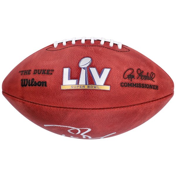 Tom Brady Tampa Bay Buccaneers Fanatics Authentic Autographed Super Bowl LV Pro Football - The Ballers Bank