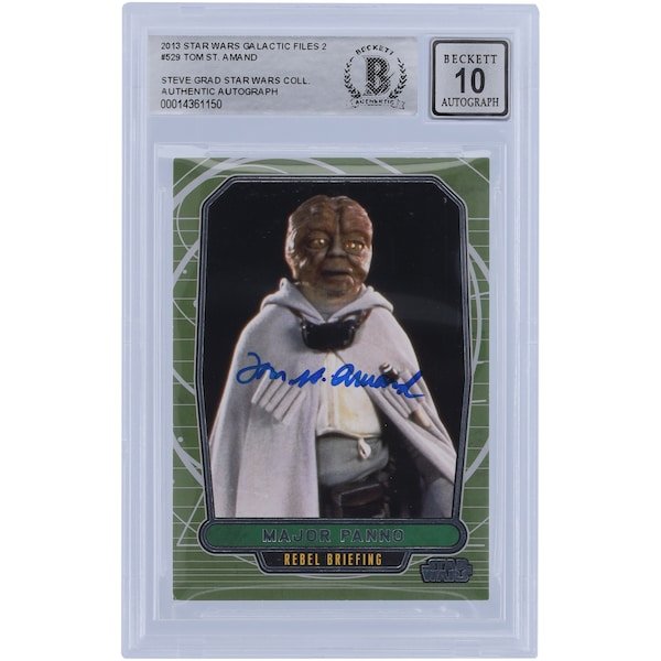 Tom St. Amand Star Wars Autographed 2013 Topps 529 BAS Authenticated 10 Card - The Ballers Bank