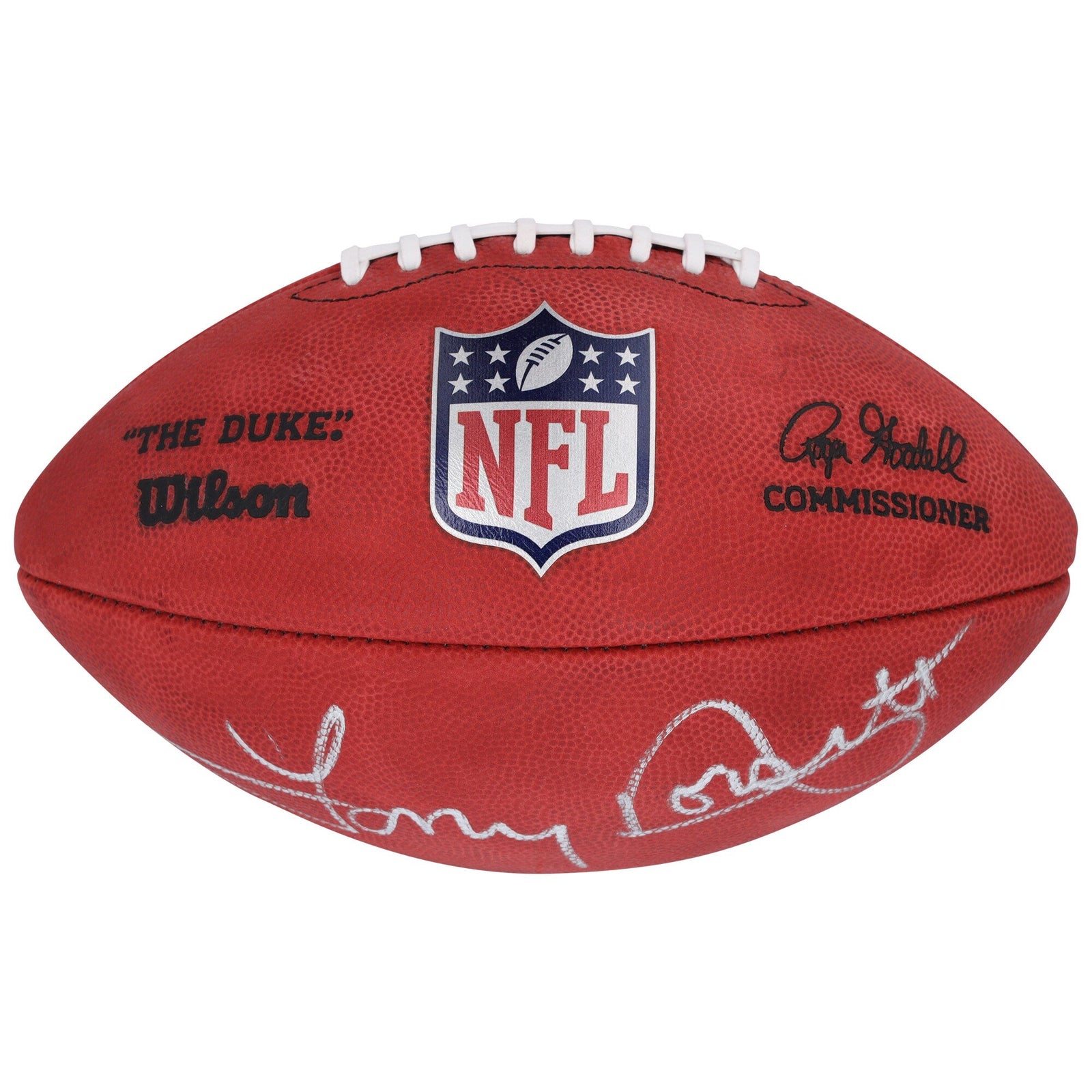 Tony Dorsett Dallas Cowboys Autographed Fanatics Authentic Duke Full Color Football - The Ballers Bank