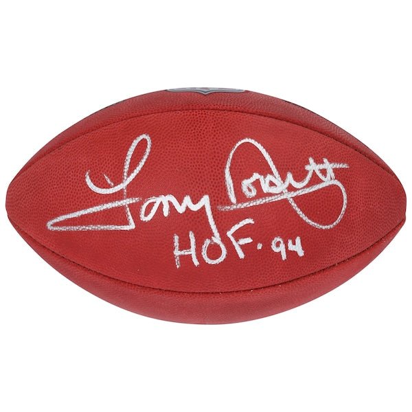Tony Dorsett Dallas Cowboys Autographed Fanatics Authentic Duke Full Color Football with "HOF 94" Inscription - The Ballers Bank