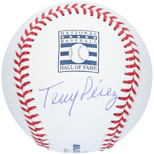 Tony Perez Cincinnati Reds Fanatics Authentic Autographed Hall of Fame Logo Baseball - The Ballers Bank