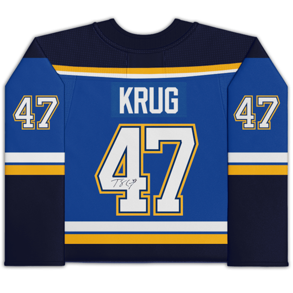 Torey Krug St. Louis Blues Fanatics Authentic Autographed Blue Fanatics Breakaway Jersey - The Ballers Bank