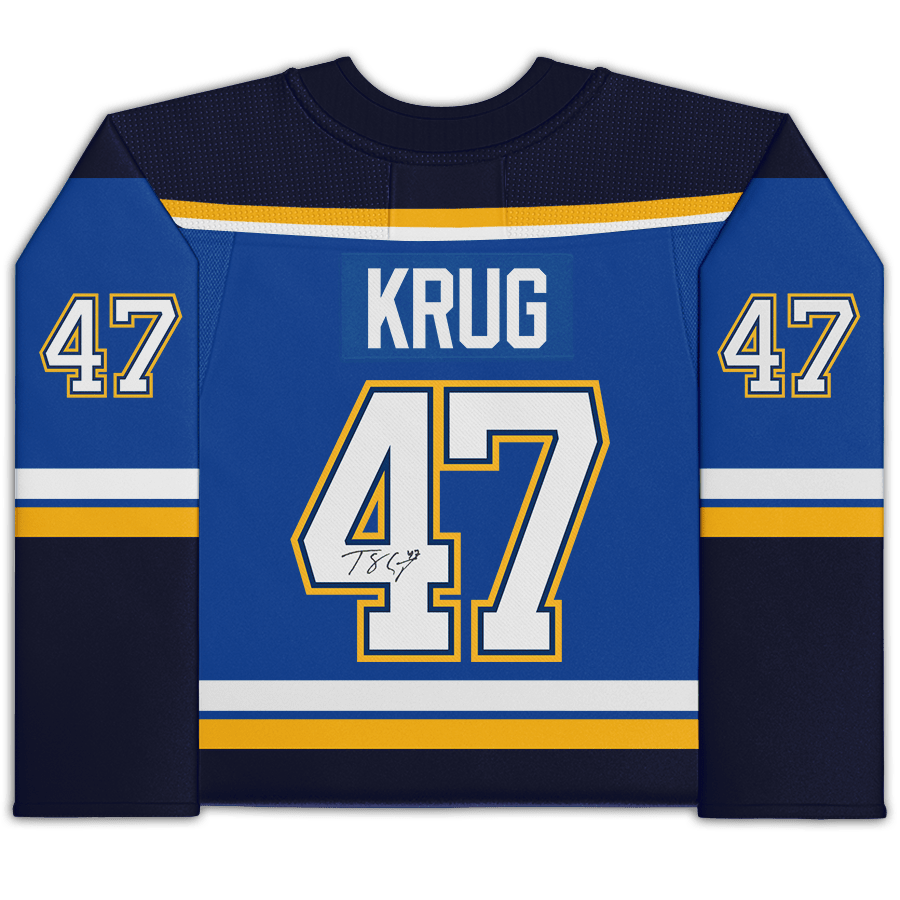 Torey Krug St. Louis Blues Fanatics Authentic Autographed Blue Fanatics Breakaway Jersey - The Ballers Bank