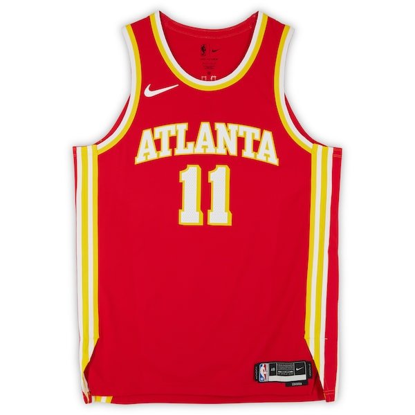 Trae Young Atlanta Hawks Autographed Fanatics Authentic Red Nike Icon Edition Swingman Jersey - The Ballers Bank