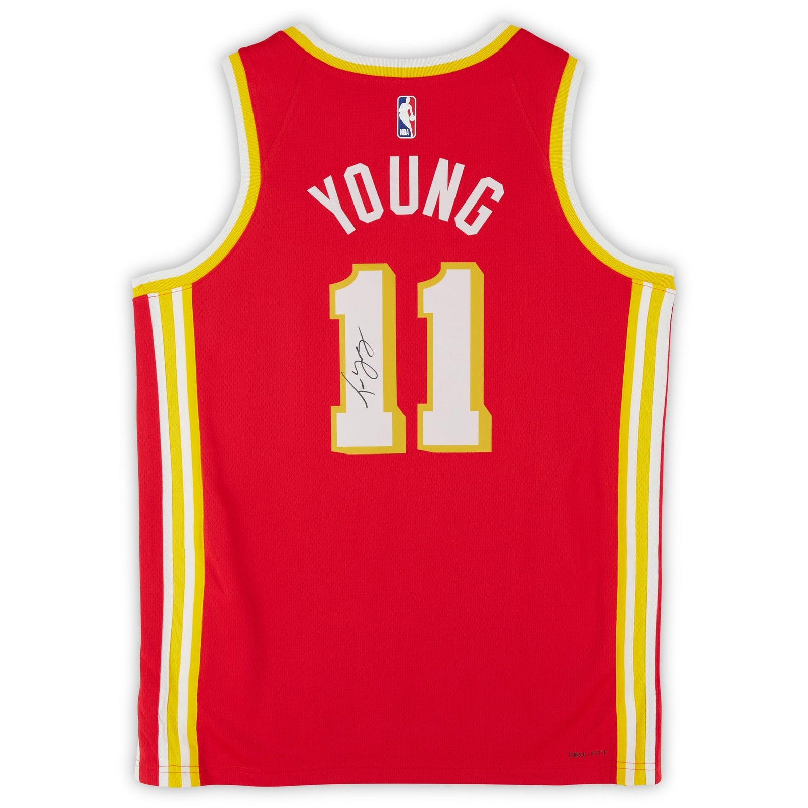 Trae Young Atlanta Hawks Autographed Fanatics Authentic Red Nike Icon Edition Swingman Jersey - The Ballers Bank