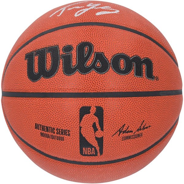 Trae Young Washington Wizards Autographed Fanatics Authentic Wilson Authentic Series Indoor/Outdoor Basketball - The Ballers Bank