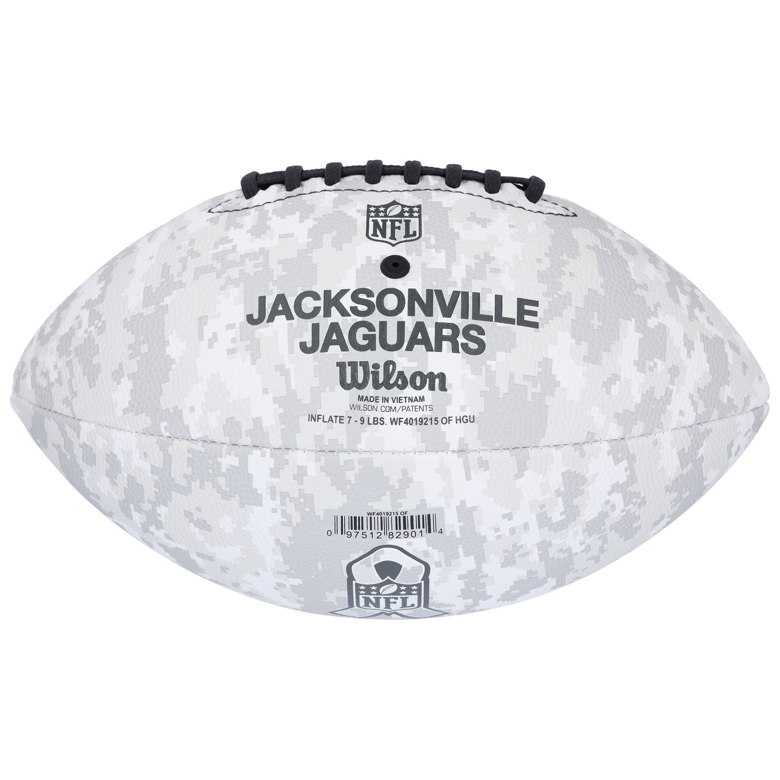 Travis Hunter Jacksonville Jaguars Autographed Fanatics Authentic Wilson 2024 Salute To Service Football - The Ballers Bank