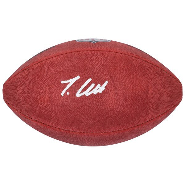 Travis Hunter Jacksonville Jaguars Autographed Fanatics Authentic Wilson Duke Full Color Football - The Ballers Bank