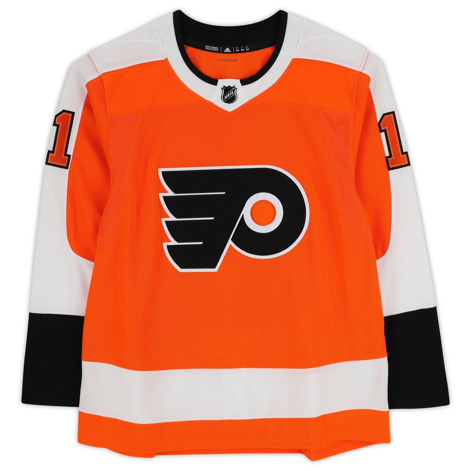Travis Konecny Philadelphia Flyers Fanatics Authentic Autographed Orange Adidas Authentic Jersey - The Ballers Bank