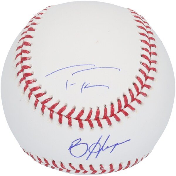 Trea Turner & Bryce Harper Philadelphia Phillies Autographed Fanatics Authentic Baseball - The Ballers Bank