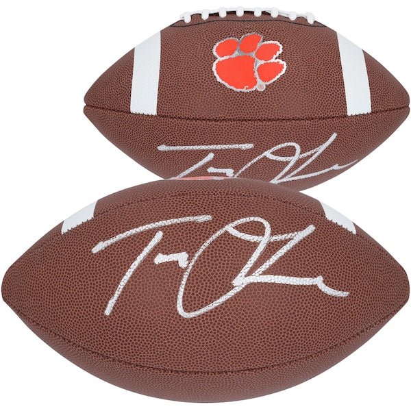 Trevor Lawrence Clemson Tigers Autographed Fanatics Authentic Nike Team Replica Football - The Ballers Bank