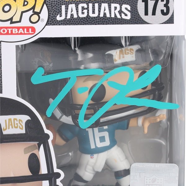 Trevor Lawrence Jacksonville Jaguars Autographed Fanatics Authentic 173 Funko Pop! - The Ballers Bank