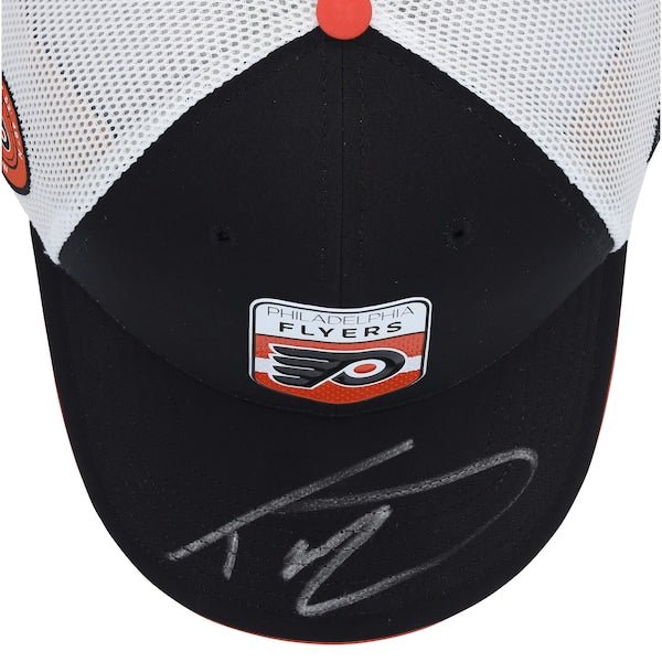 Trevor Zegras Philadelphia Flyers Autographed Fanatics Authentic Draft Fanatics Cap - The Ballers Bank