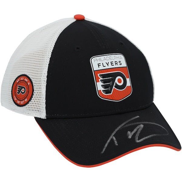 Trevor Zegras Philadelphia Flyers Autographed Fanatics Authentic Draft Fanatics Cap - The Ballers Bank