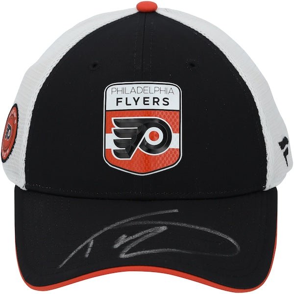 Trevor Zegras Philadelphia Flyers Autographed Fanatics Authentic Draft Fanatics Cap - The Ballers Bank