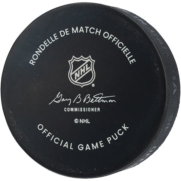 Trevor Zegras Philadelphia Flyers Autographed Fanatics Authentic Official Game Puck - The Ballers Bank