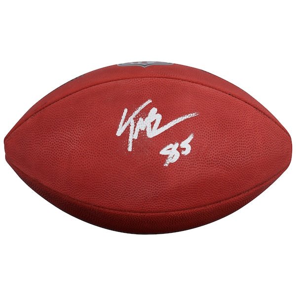 Trey McBride Arizona Cardinals Autographed Fanatics Authentic Duke Full Color Football - The Ballers Bank