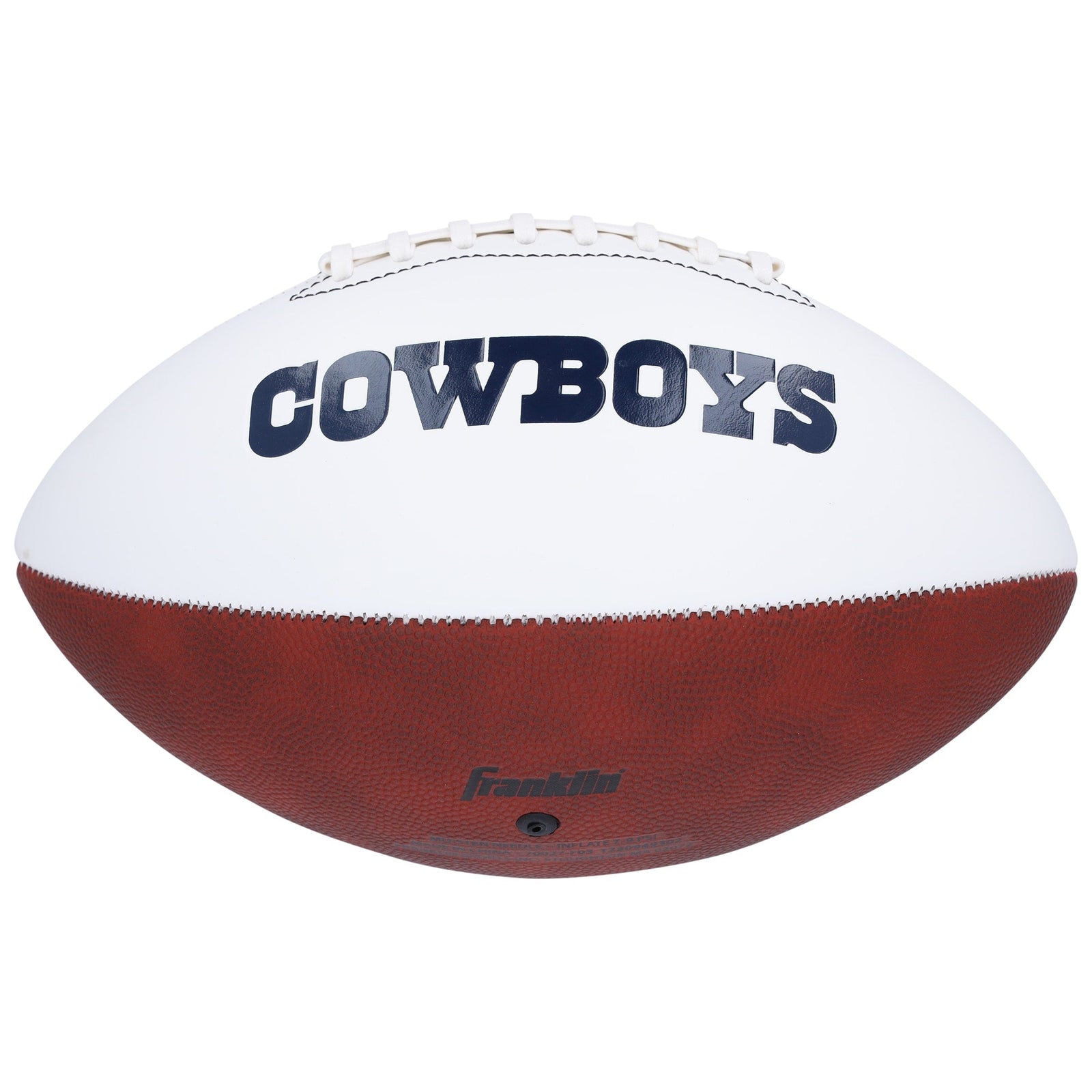 Troy Aikman Dallas Cowboys Autographed Fanatics Authentic Franklin White Panel Football - The Ballers Bank