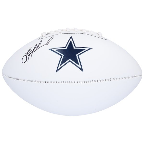 Troy Aikman Dallas Cowboys Autographed Fanatics Authentic Franklin White Panel Football - The Ballers Bank