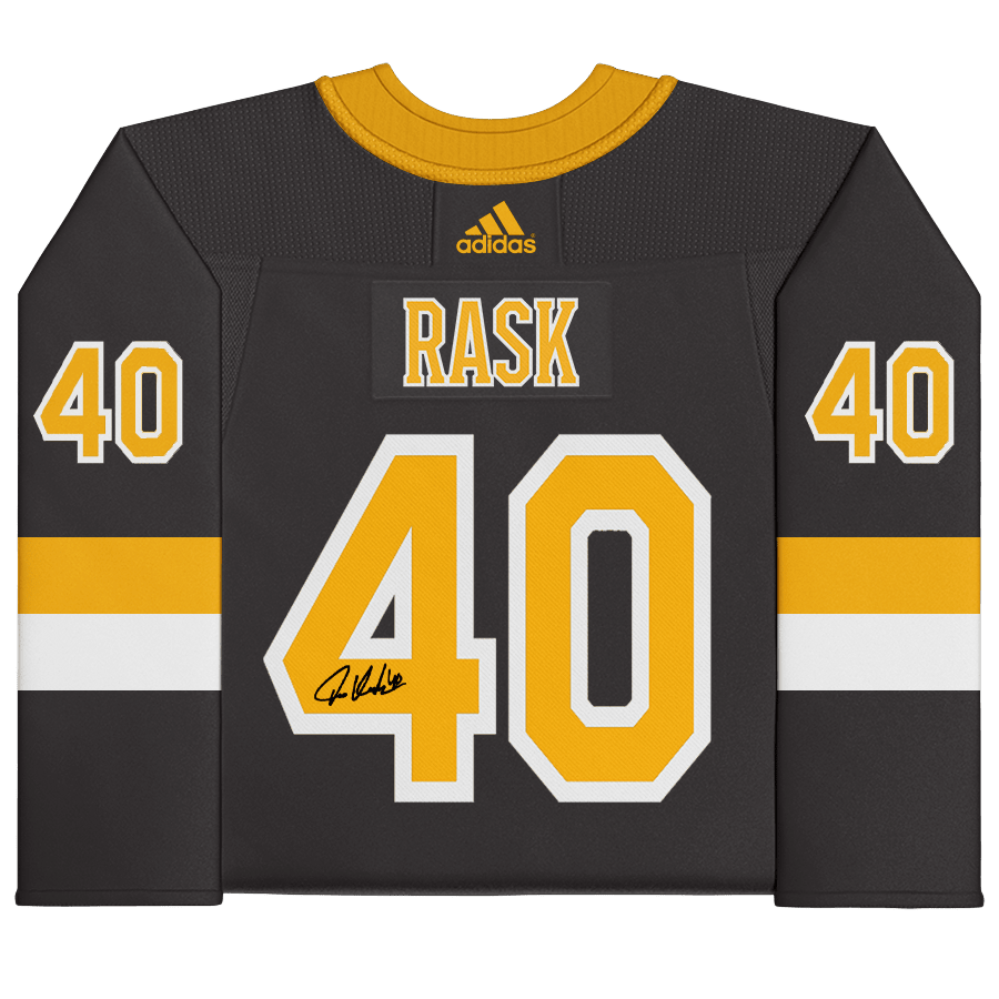 Tuukka Rask Boston Bruins Autographed Fanatics Authentic Black Alternate adidas Authentic Jersey - The Ballers Bank