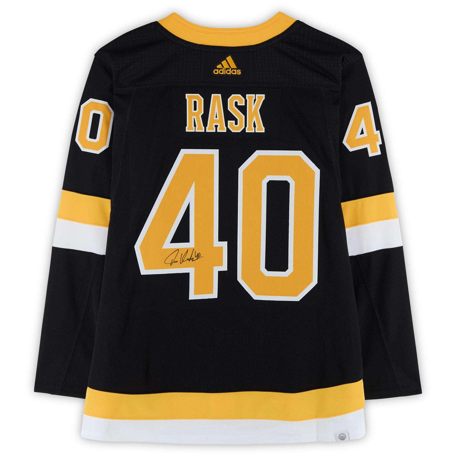Tuukka Rask Boston Bruins Autographed Fanatics Authentic Black Alternate adidas Authentic Jersey - The Ballers Bank